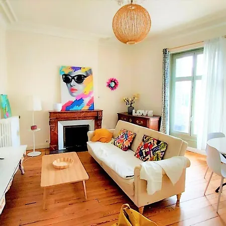 Apartament Cosy Hortensia- 4 Ch- Clemenceau Hypercentre & Parking Sous Terrain- 110m2 *